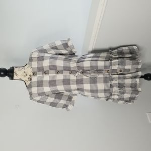 Olivaceous plaid dress size small